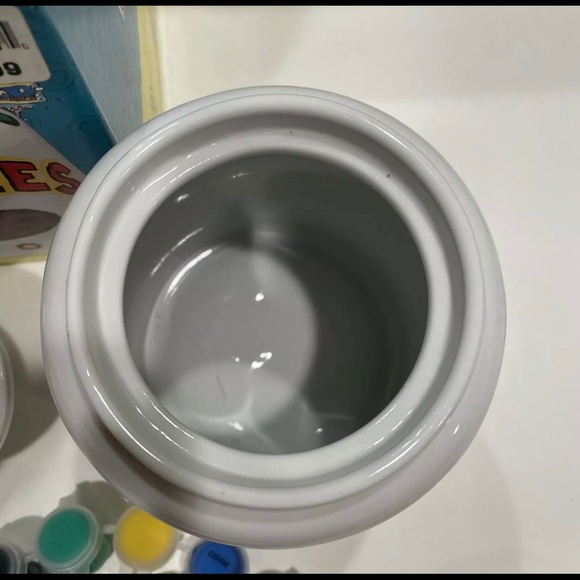 CANISTER COOKIE JAR DECORATE ARTS & Crafts kitchen treat Xmas activity kit paint - Picture 11 of 15